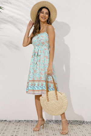 Positive Thoughts Midi Bohemian Sleeveless Dress - MXSTUDIO.COM