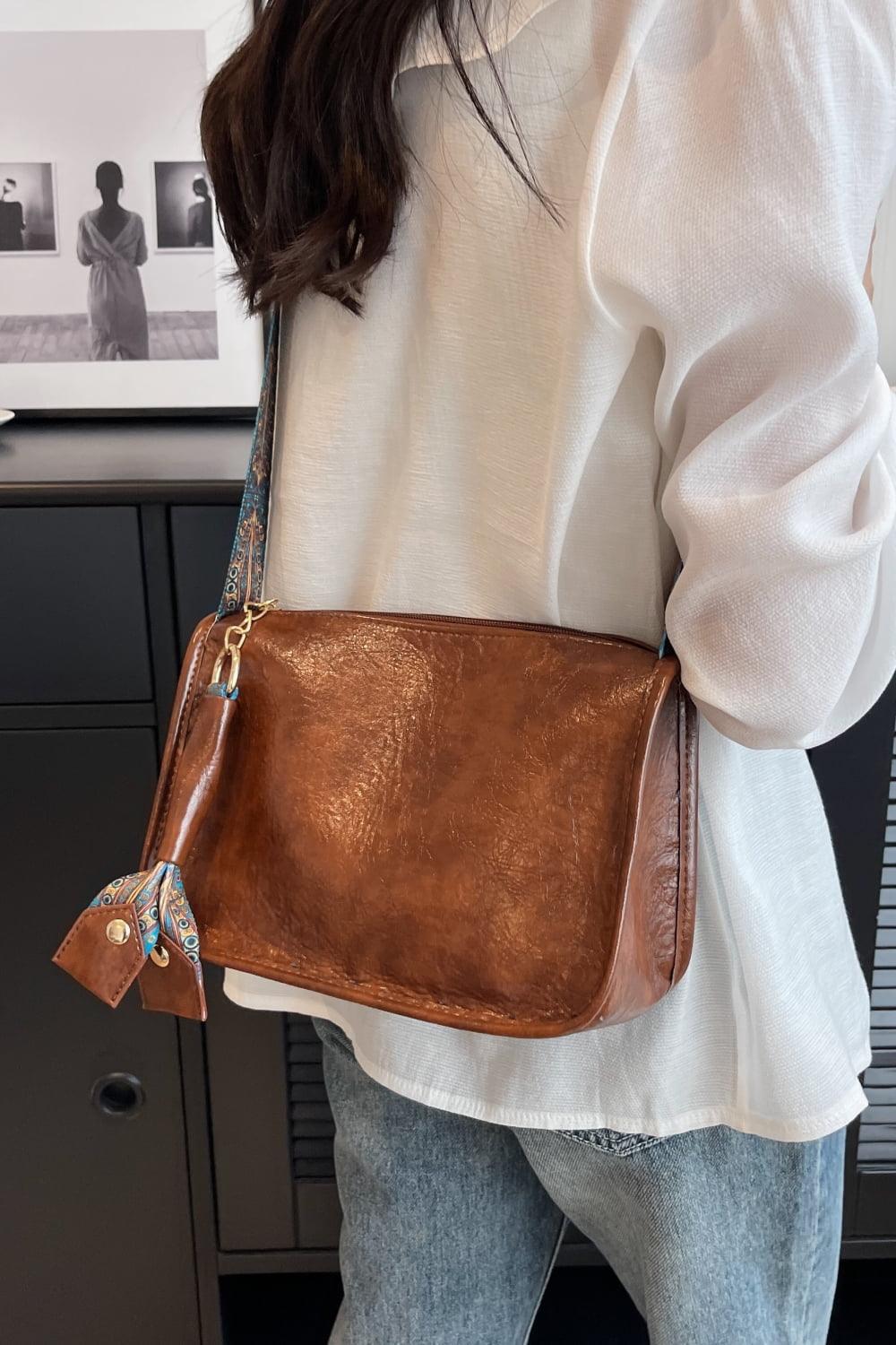 Practical PU Leather Small Shoulder Bag - MXSTUDIO.COM