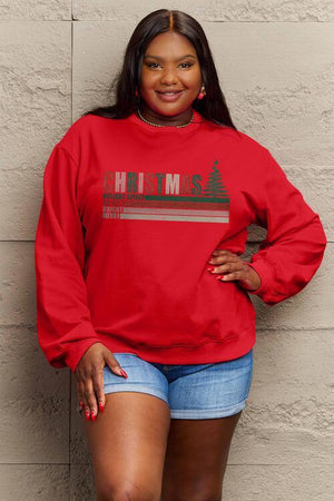 Precious Moments Plus Size Christmas Sweatshirt-MXSTUDIO.COM