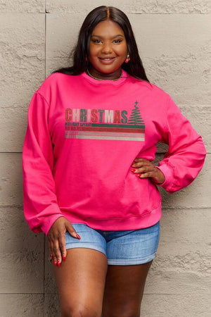 Precious Moments Plus Size Christmas Sweatshirt-MXSTUDIO.COM