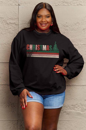 Precious Moments Plus Size Christmas Sweatshirt-MXSTUDIO.COM