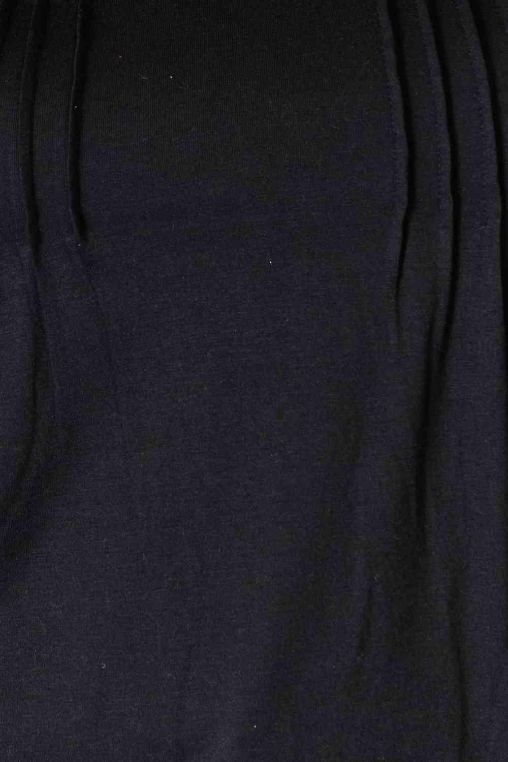 Presentable Puff Sleeve Plus Size Black Blouse - MXSTUDIO.COM