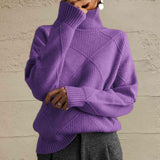 Prime Comfort Turtleneck Knit Sweater-MXSTUDIO.COM