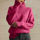 Prime Comfort Turtleneck Knit Sweater-MXSTUDIO.COM