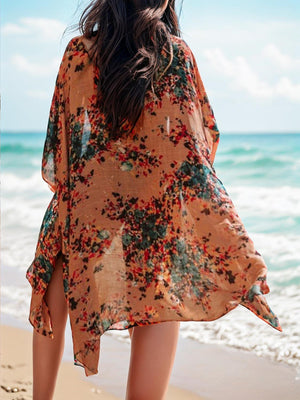 a woman standing on top of a sandy beach