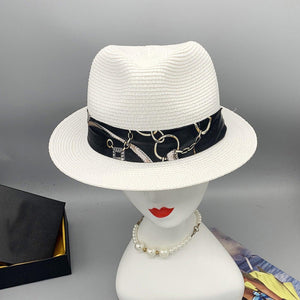 a white hat on a mannequin head