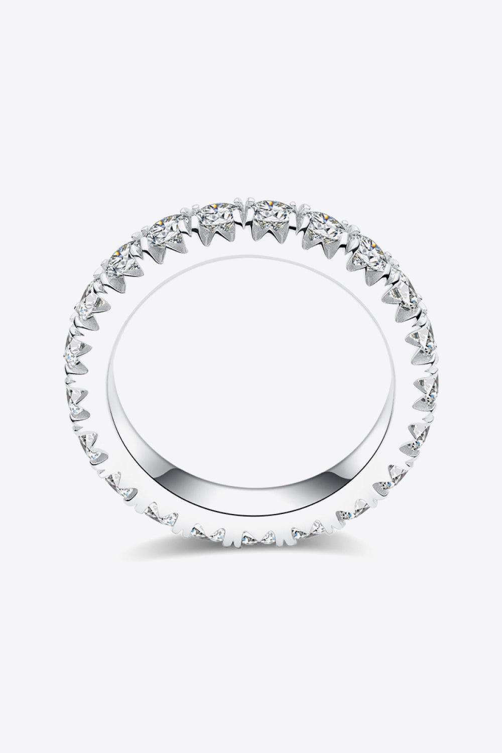 Promising Glamor 2.3 Carat Moissanite Eternity Ring - MXSTUDIO.COM