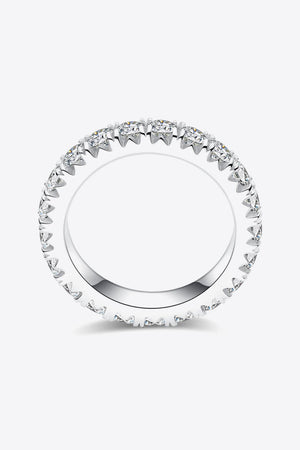 Promising Glamor 2.3 Carat Moissanite Eternity Ring - MXSTUDIO.COM