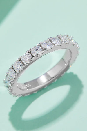 Promising Glamor 2.3 Carat Moissanite Eternity Ring - MXSTUDIO.COM