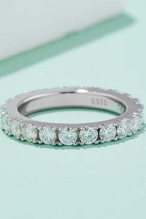 Promising Glamor 2.3 Carat Moissanite Eternity Ring - MXSTUDIO.COM