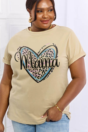 Proud Plus Size Cotton Mama Graphic Tee - MXSTUDIO.COM