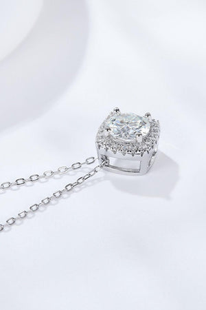 Radiancy 1 Carat Moissanite Necklace Womens - MXSTUDIO.COM