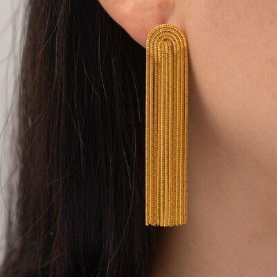 a close up of a pair of earrings