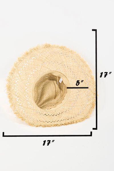 a picture of a straw hat on a white background