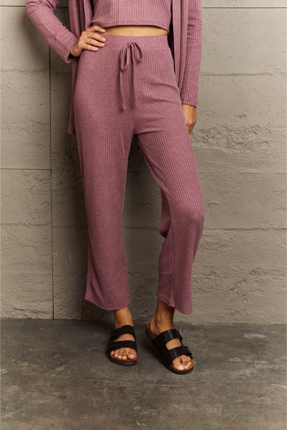 Relaxing Ensemble 3 Piece Women's Lounge Set - MXSTUDIO.COM