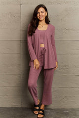 Relaxing Ensemble 3 Piece Women's Lounge Set - MXSTUDIO.COM