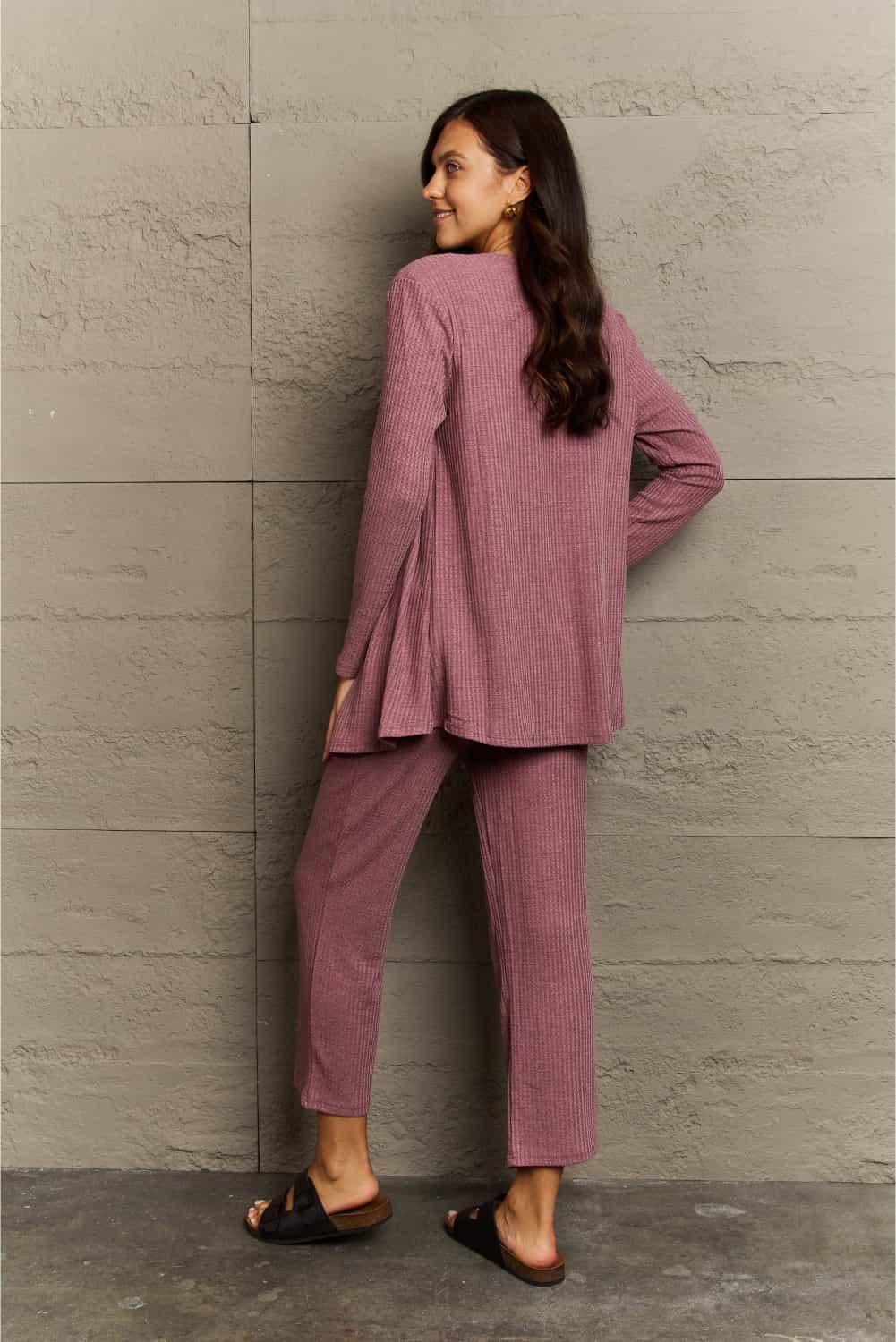 Relaxing Ensemble 3 Piece Women's Lounge Set - MXSTUDIO.COM