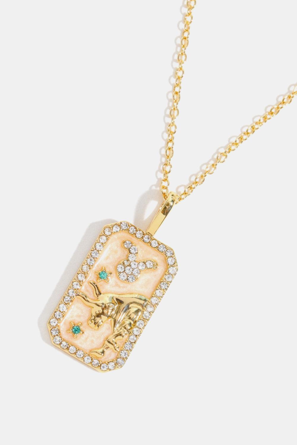 Rhinestone Accent14K Gold-Plated Constellation Necklace - MXSTUDIO.COM