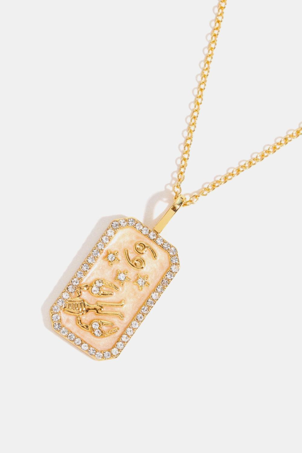 Rhinestone Accent14K Gold-Plated Constellation Necklace - MXSTUDIO.COM