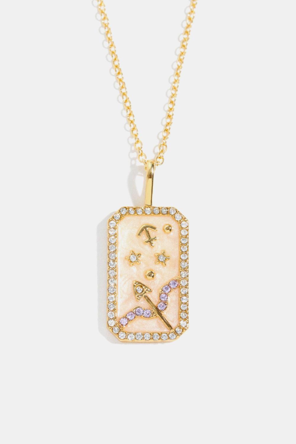 Rhinestone Accent14K Gold-Plated Constellation Necklace - MXSTUDIO.COM