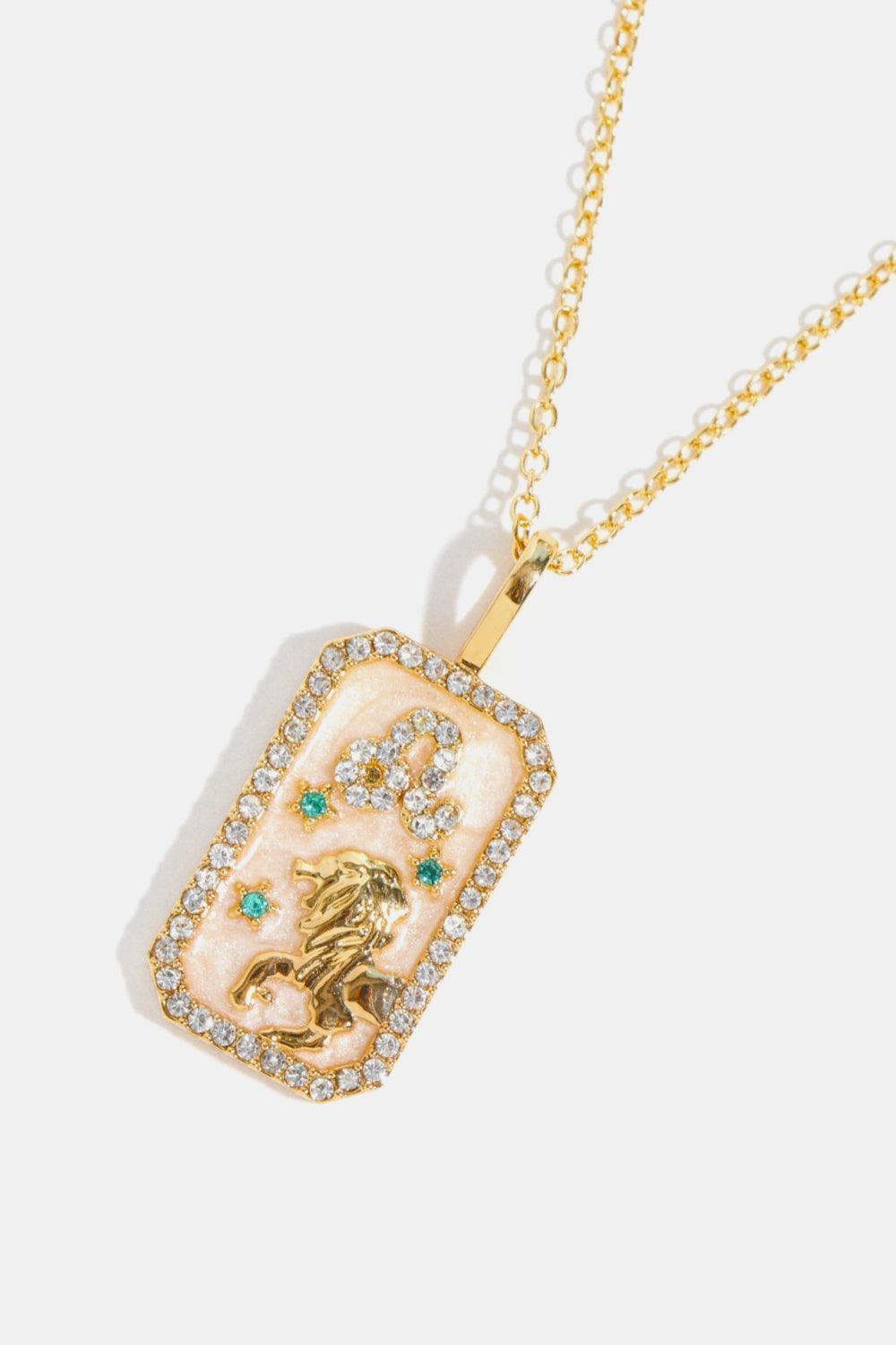 Rhinestone Accent14K Gold-Plated Constellation Necklace - MXSTUDIO.COM