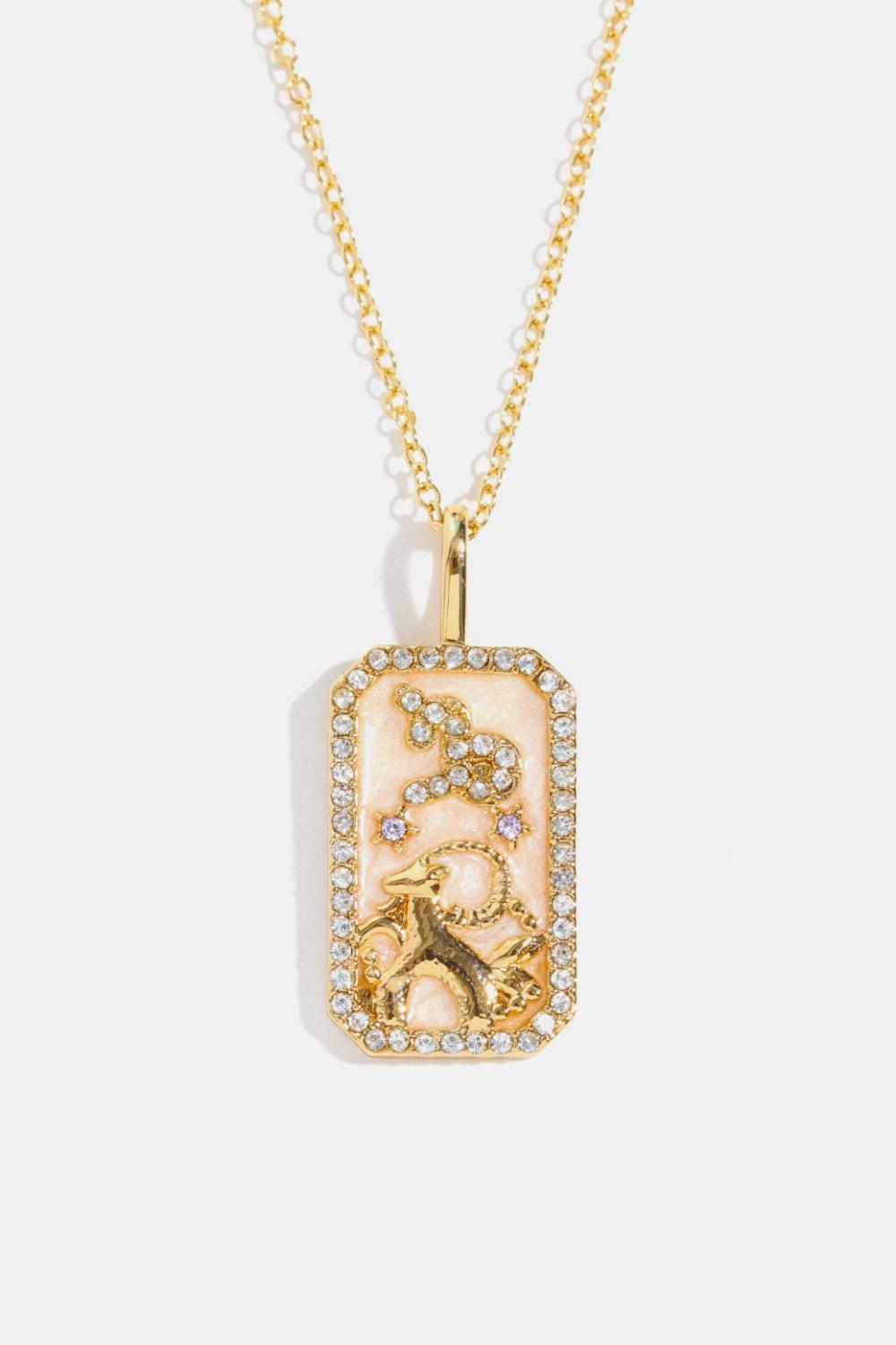 Rhinestone Accent14K Gold-Plated Constellation Necklace - MXSTUDIO.COM