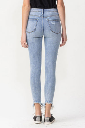 Risk Taker High Waist Distressed Skinny Jeans - MXSTUDIO.COM