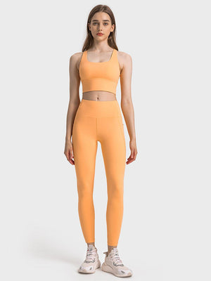 Run In Style Slim Fit Active Spandex Leggings - MXSTUDIO.COM