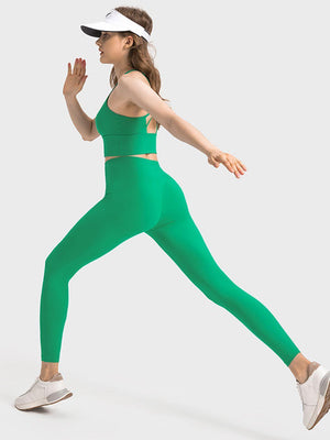 Run In Style Slim Fit Active Spandex Leggings - MXSTUDIO.COM