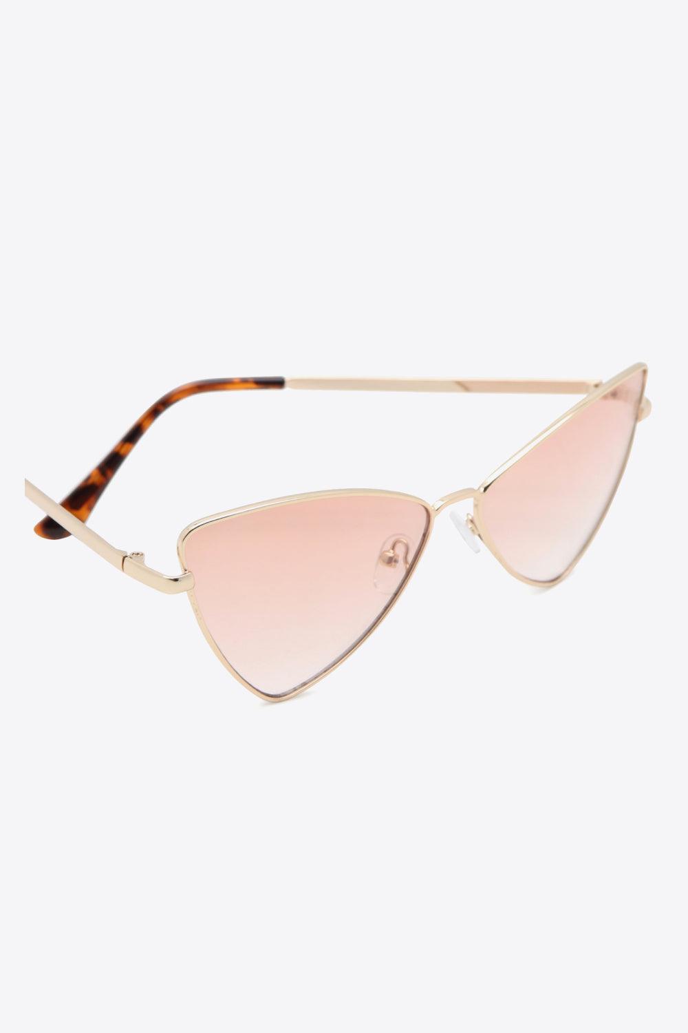 Safely Shielded Metal Frame Cat Eye Sunglasses - MXSTUDIO.COM