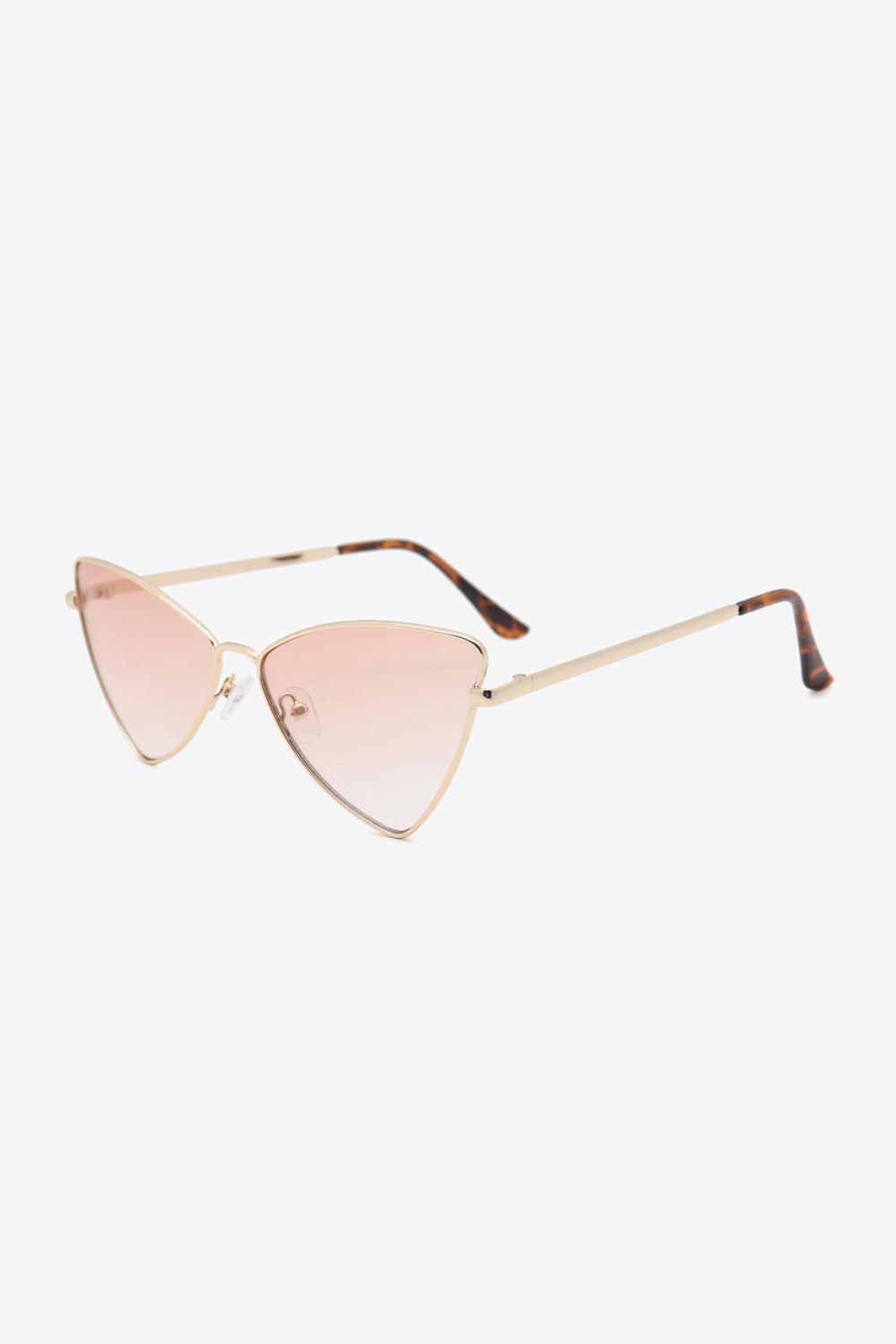 Safely Shielded Metal Frame Cat Eye Sunglasses - MXSTUDIO.COM