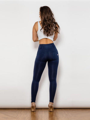 Sassy Zip Detail High Waist Leggings - MXSTUDIO.COM