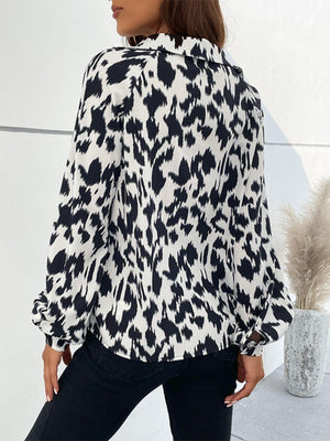 Savage Lantern Long Sleeve Blouse - MXSTUDIO.COM