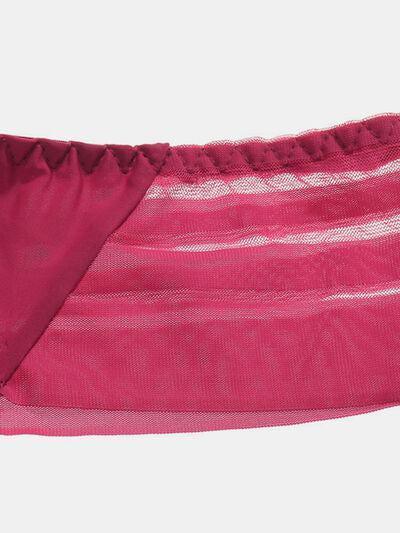 a close up of a pink tennis skirt