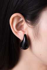 Seriously Chic Big Size Water Drop Brass Earrings - MXSTUDIO.COM