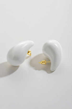 Seriously Chic Big Size Water Drop Brass Earrings - MXSTUDIO.COM