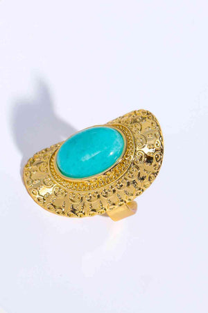 Significant Copper Natural Stone Ring-MXSTUDIO.COM