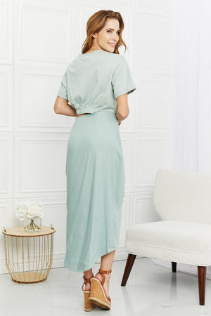 Simply Amazing Cut Out Asymmetrical Hem Dress - MXSTUDIO.COM