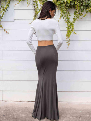 Siren Look Stretch High Waisted Mermaid Skirt - MXSTUDIO.COM