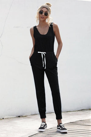 Sleeveless Ankle Length Jogger Jumpsuit Women - MXSTUDIO.COM