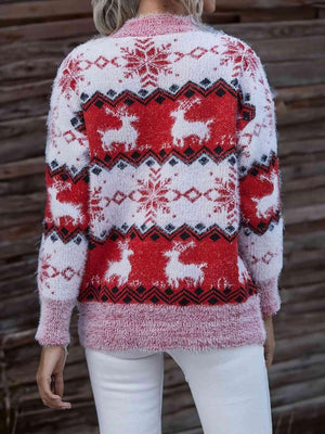 Sleigh Ride Warmth Reindeer Christmas Sweater-MXSTUDIO.COM