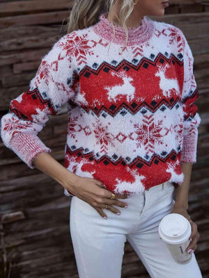 Sleigh Ride Warmth Reindeer Christmas Sweater-MXSTUDIO.COM