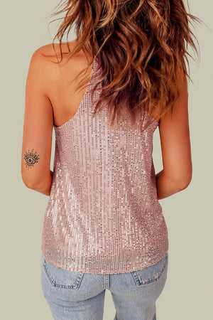 Sparkling Sequin Tank Top - MXSTUDIO.COM