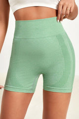 Sporty And Fun Stretch High Waist Active Shorts - MXSTUDIO.COM