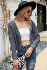 Sprightly Cropped Cardigan - MXSTUDIO.COM