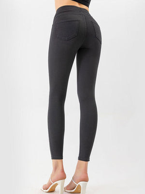 Stand Firm High Rise Skinny Crop Jeans - MXSTUDIO.COM