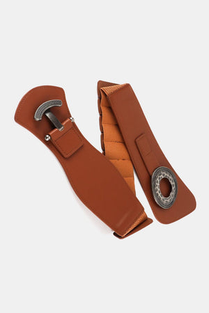 Standout Style Retro Wide Stretch Belt - MXSTUDIO.COM