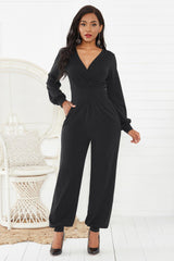 Statement Lantern Sleeves Jumpsuit - MXSTUDIO.COM