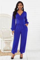 Statement Lantern Sleeves Jumpsuit - MXSTUDIO.COM