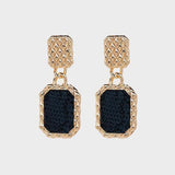 Steezy Alloy Rhinestone Dangle Earrings-MXSTUDIO.COM